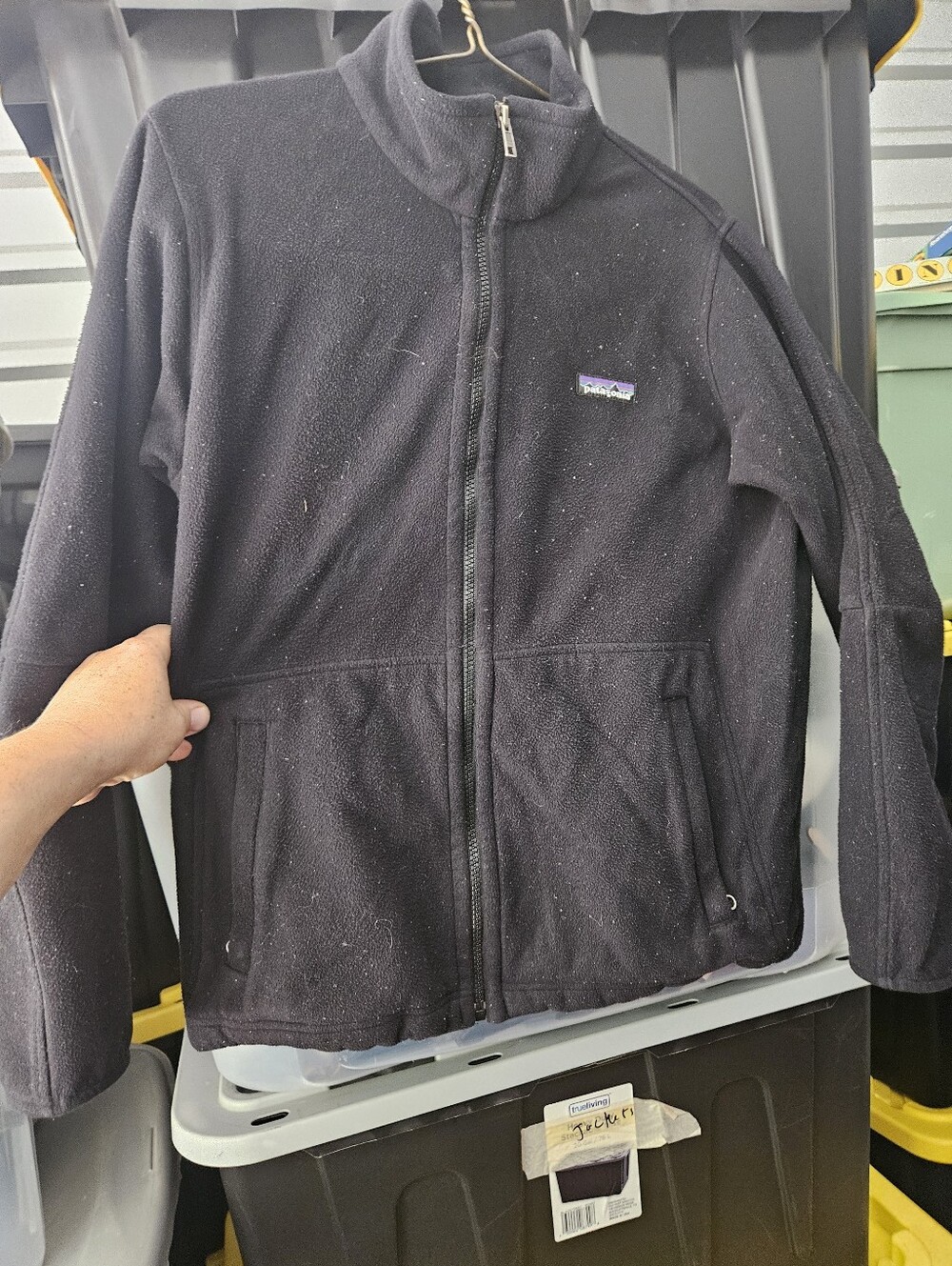 Patagonia Synchilla Simple Fleece Jacket Full Zip Women's M Black